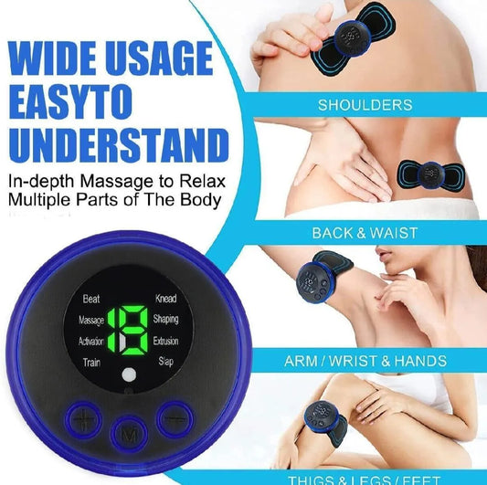 Portable Mini Electric Neck Massager Patch