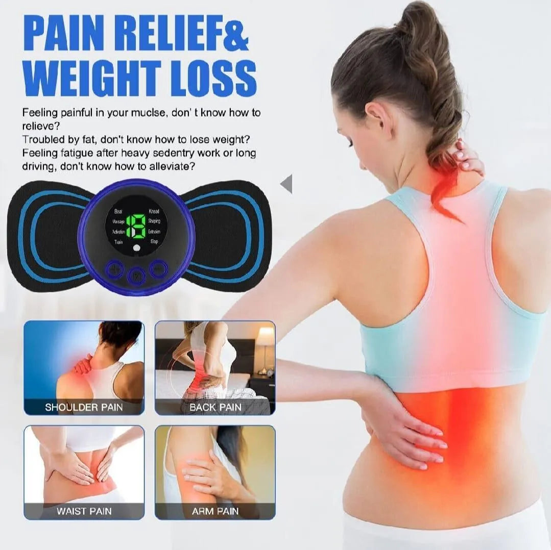 Portable Mini Electric Neck Massager Patch