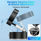 Magnetic Suction Phone Holder – Easy to Operate, Foldable & Adjustable for Car/Bathroom/Gym/Kitchen
