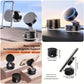 Magnetic Suction Phone Holder – Easy to Operate, Foldable & Adjustable for Car/Bathroom/Gym/Kitchen