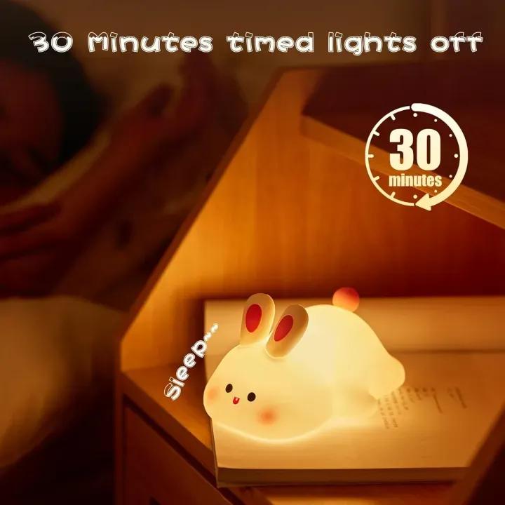Silicone Rabbit Bunny LED Night Light
