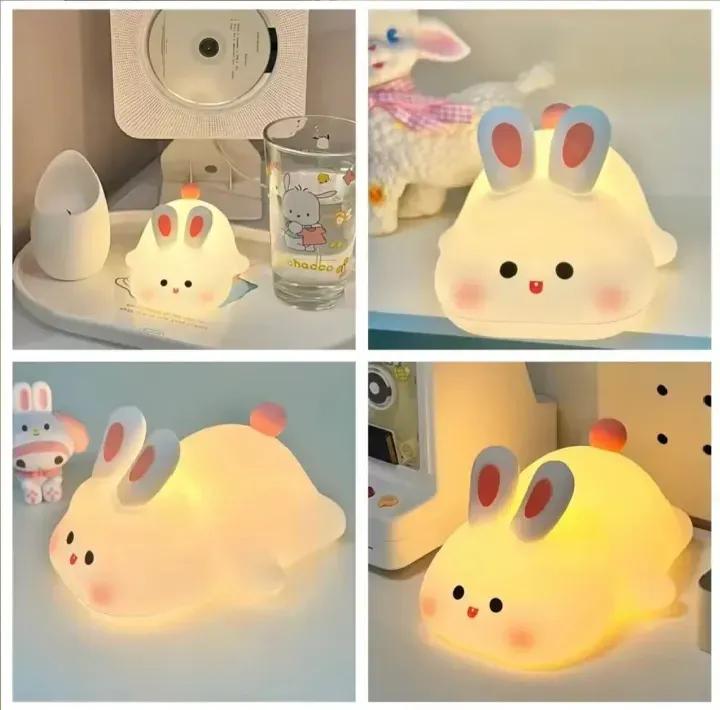 Silicone Rabbit Bunny LED Night Light