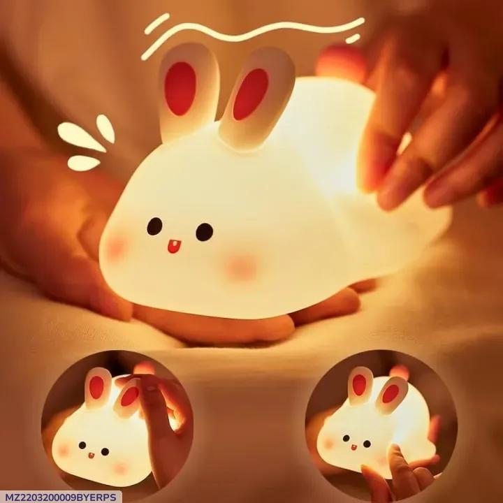 Silicone Rabbit Bunny LED Night Light