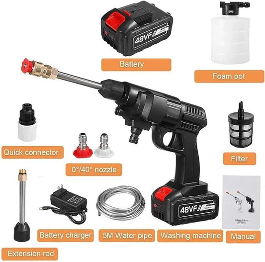 High-Pressure Washer Gun, With Single Battery