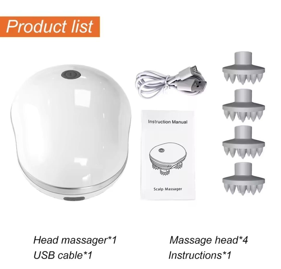 Silicone Detachable Scalp Massager for People & Pets