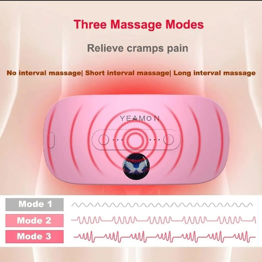 Portable Electric Period Cramp Heating Belt - 1 Pc for Wellness and Self-Care