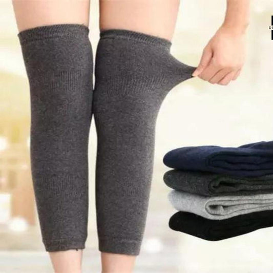 2 Pcs Wool Medicated Knee Warmers Big Size Warm Comfortable